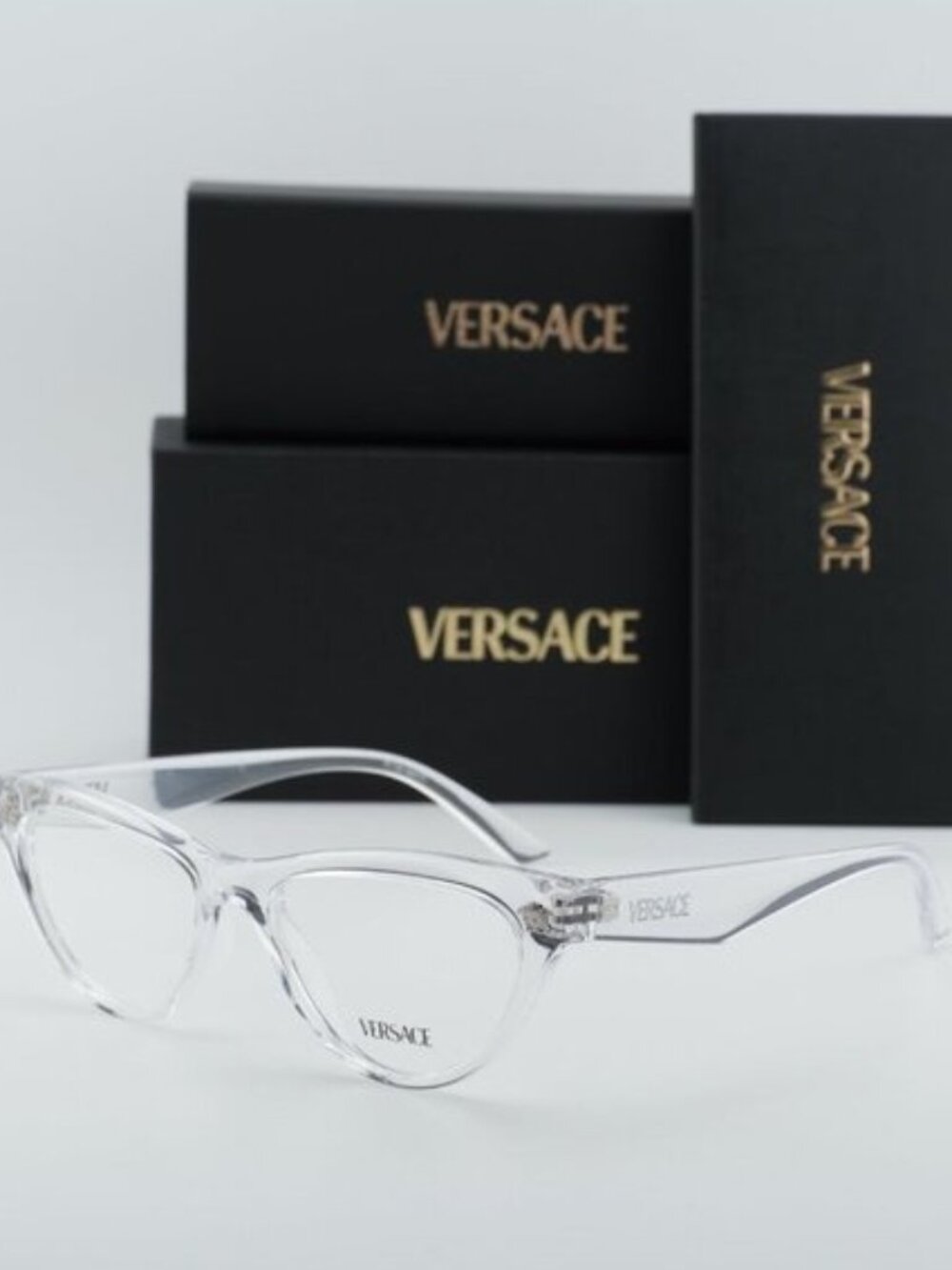 Versace VE3364U 148 Cat Eye Eyeglasses – Crystal 52mm